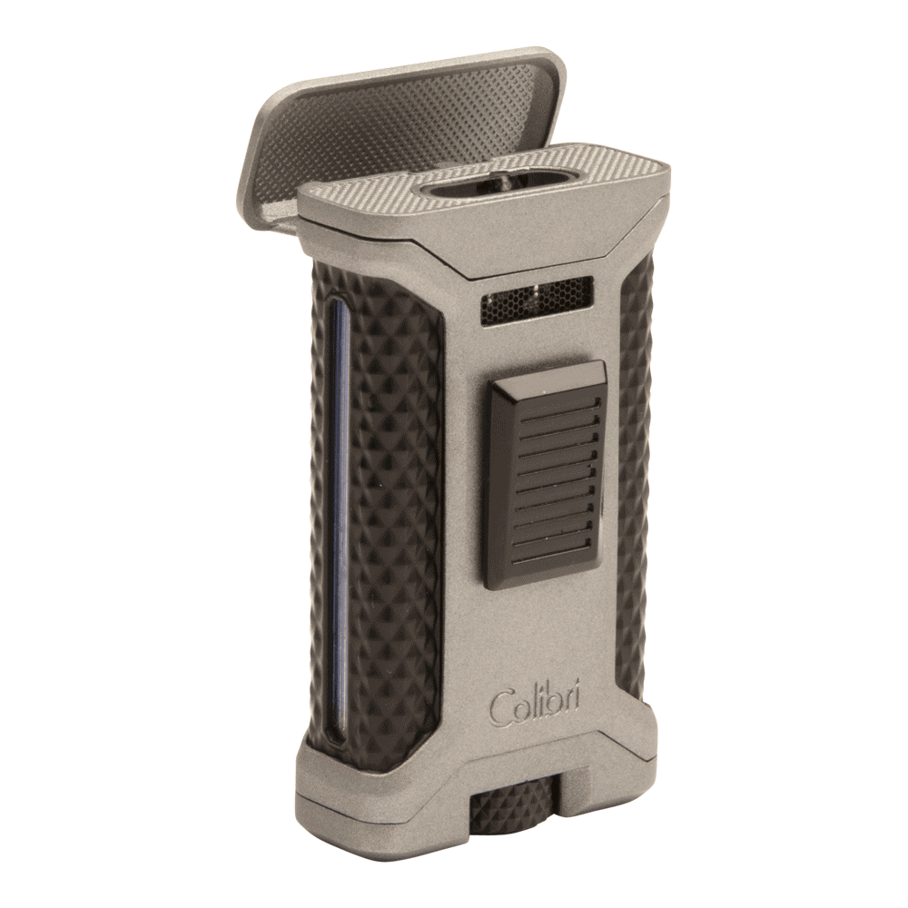 Ascari with Punch Triple Flame Charcoal/Black Lighter, , cigars